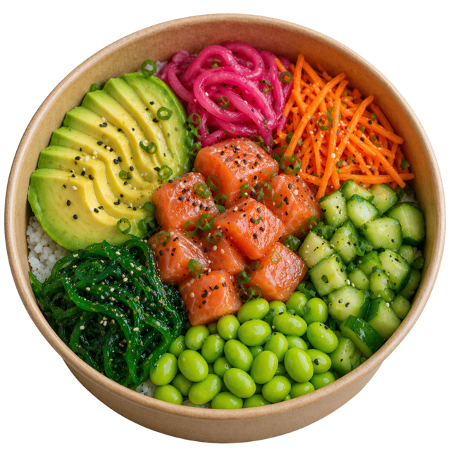 Salade van de maand – Poke Bowl